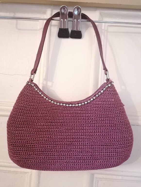 Berry Crochet 90's Mini bag