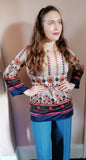 70's Psychedelic Print Tunic