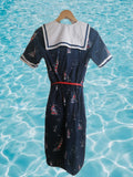 Navy Sailor Dress 1980`s